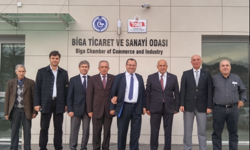 Kardeş Odamız Biga TSO'ya Hayırlı Olsun Ziyaretinde Bulunduk