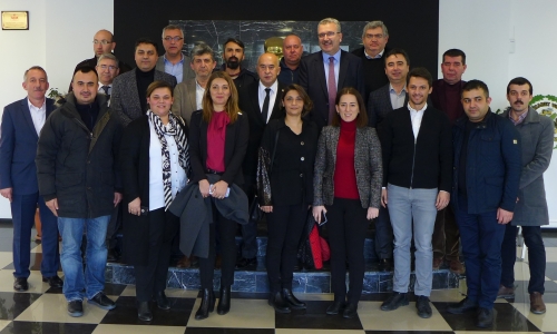 Karacabey Belediye Başkanı ve Cumhur İttifakı Belediye Başkan Adayı Ali Özkan'ın Odamızı Ziyareti