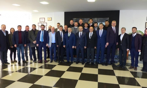 Milletvekili Mustafa Esgin ve Bursa BŞB Başkanı Alinur Aktaş'ın Odamızı Ziyareti