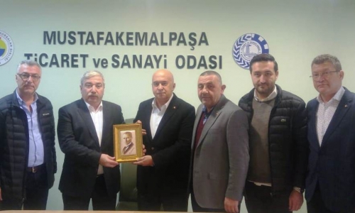 Karacabey TSO Heyetinden Mustafakemalpaşa Oda / Borsaya Ziyaret