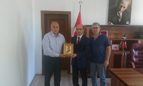 Kaymakamımız Tahsin Kurtbeyoğlu’na Hayırlı Olsun Ziyareti