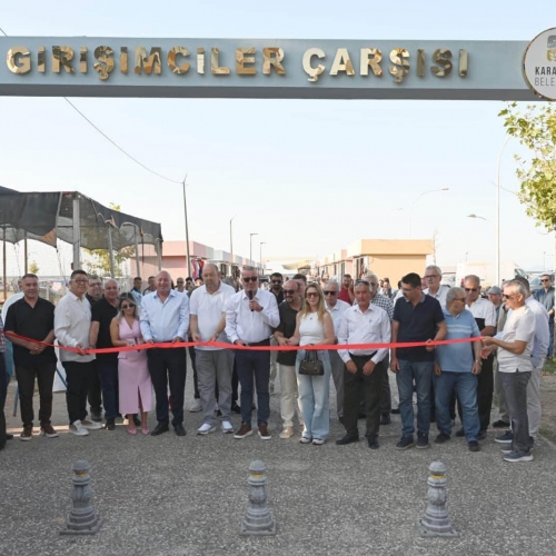  KARACABEY’DE GİRİŞİMCİLER ÇARŞISI HİZMETE AÇILDI