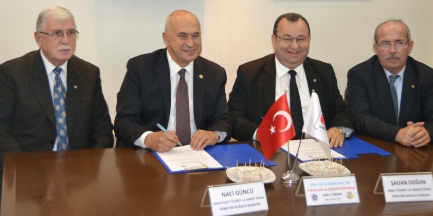 Karacabey TSO ile Biga TSO Kardeş Oda Oldular