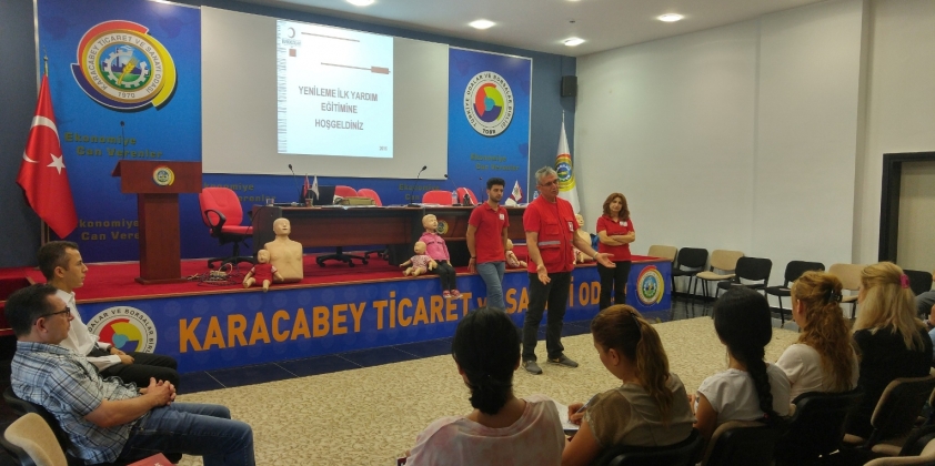 KTSO & Kızılay işbirliği ile İlk Yardım eğitimi verildi.