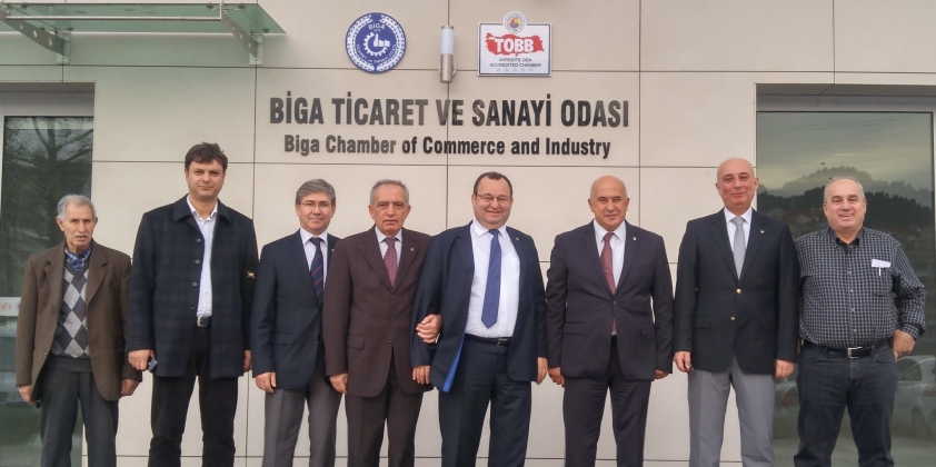 Kardeş Odamız Biga TSO'ya Hayırlı Olsun Ziyaretinde Bulunduk