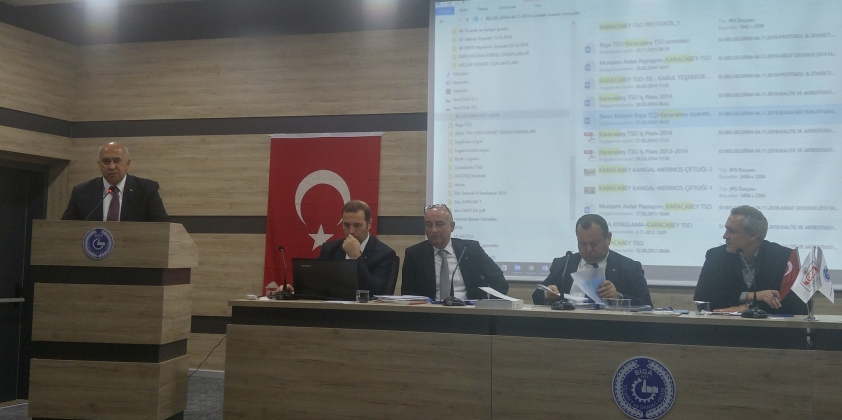 Kardeş Odamız Biga TSO'ya Hayırlı Olsun Ziyaretinde Bulunduk