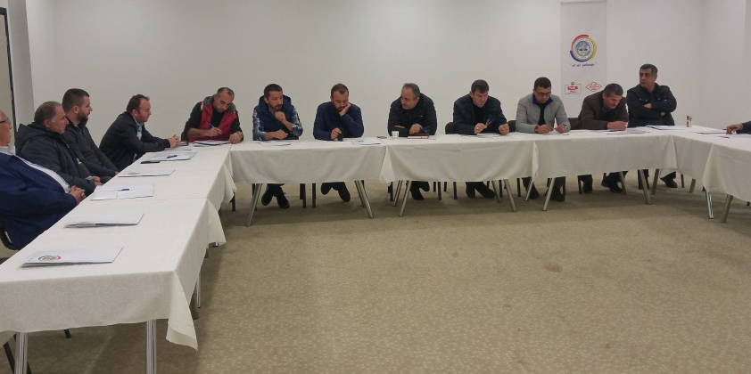 İnşaatçı Üyelerimiz Komisyon Toplantısında Biraraya Geldi