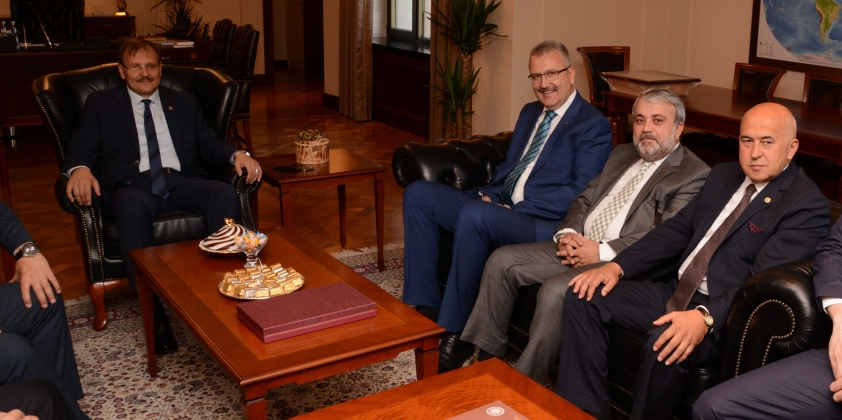 Başbakan Yardımcısı Hakan Çavuşoğlu'na Hayırlı Olsun Ziyareti