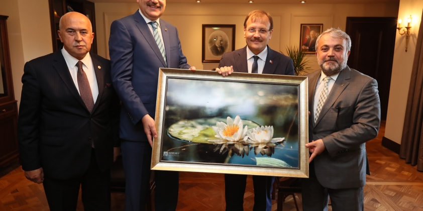 Başbakan Yardımcısı Hakan Çavuşoğlu'na Hayırlı Olsun Ziyareti