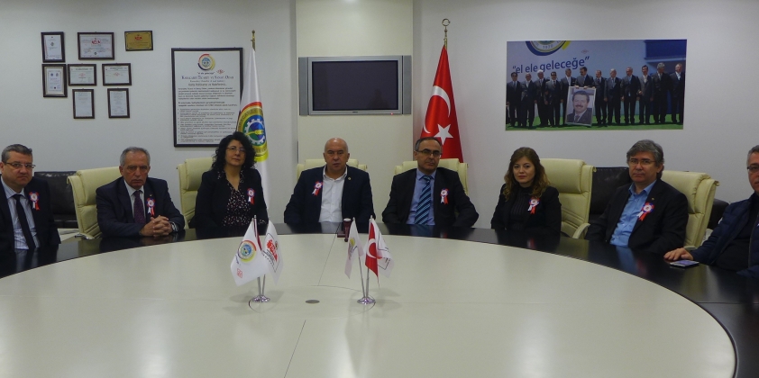 Vergi Dairesi Yetkililerinin Odamızı Ziyareti