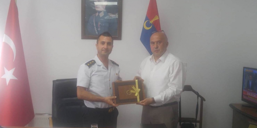 İlçe Jandarma Komutanı Yüzbaşı Mutlu Tokmak'a Ziyaretimiz