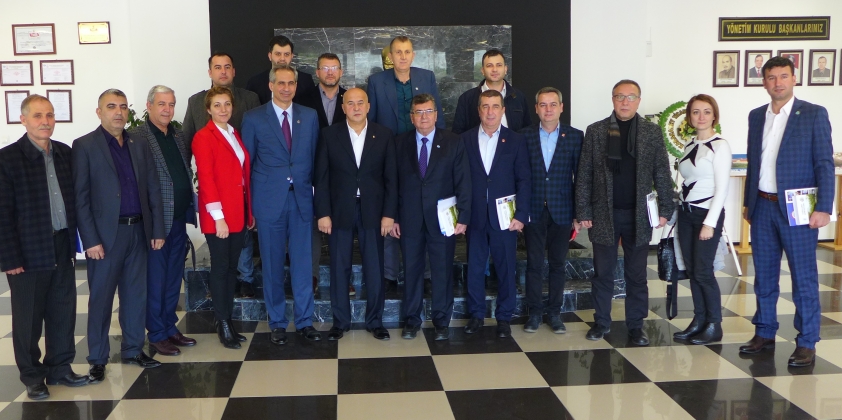 Millet İttifakı Belediye Başkan Adayı Ayhan Tayfur'un Odamızı Ziyareti