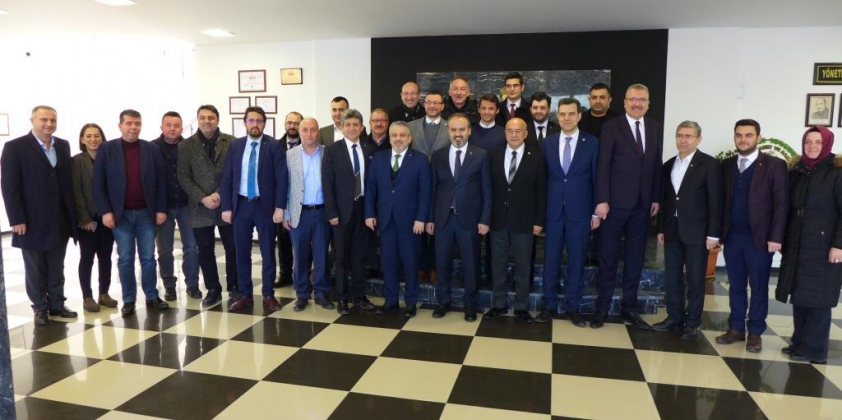 Milletvekili Mustafa Esgin ve Bursa BŞB Başkanı Alinur Aktaş'ın Odamızı Ziyareti