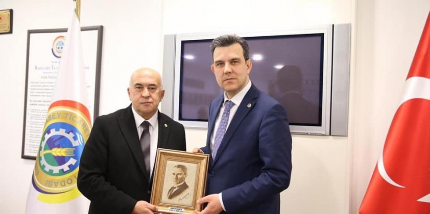 Milletvekili Mustafa Esgin ve Bursa BŞB Başkanı Alinur Aktaş'ın Odamızı Ziyareti