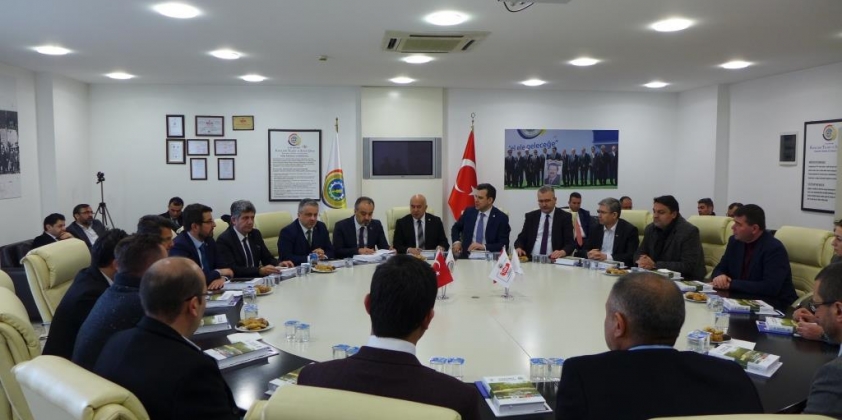 Milletvekili Mustafa Esgin ve Bursa BŞB Başkanı Alinur Aktaş'ın Odamızı Ziyareti