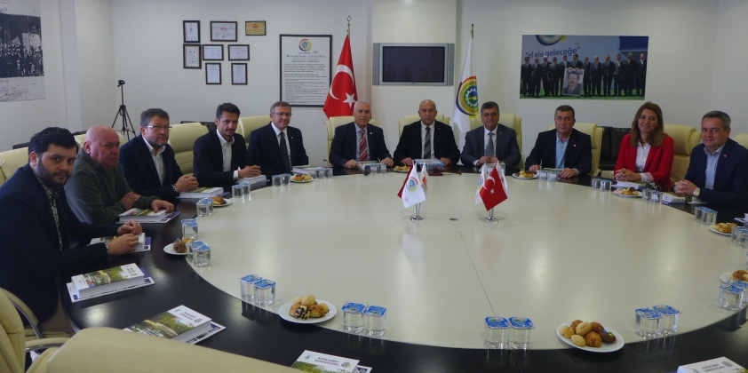 Millet İttifakı Bursa BŞB Başkan Adayı Mustafa Bozbey'in Odamızı Ziyareti