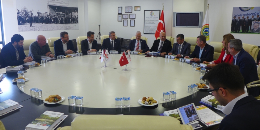 Millet İttifakı Bursa BŞB Başkan Adayı Mustafa Bozbey'in Odamızı Ziyareti