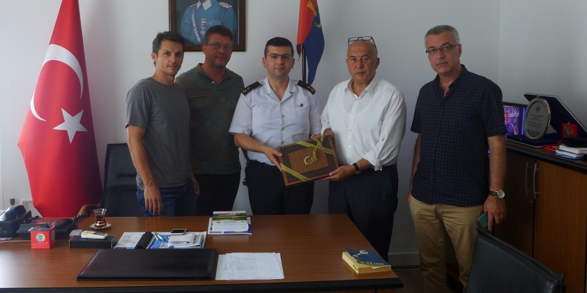 Karacabey Cumhuriyet Başsavcısı Serdar Günay ve İlçe Jandarma Komutanı Bnb. Murat Uyanık'a Ziyaret