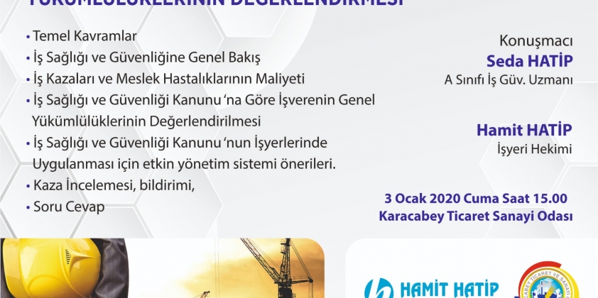 İş Sağlığı ve Güvenliği Konusunda İşveren Yükümlülükleri Semineri
