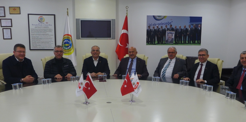 Mustafakemalpaşa Ticaret Borsası'nın Odamızı Ziyareti
