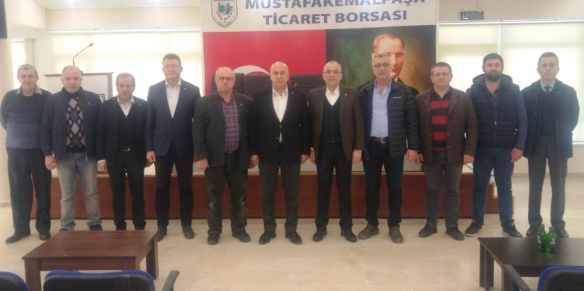 Karacabey TSO Heyetinden Mustafakemalpaşa Oda / Borsaya Ziyaret