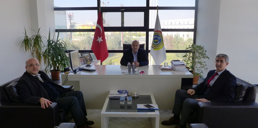 İlçemiz Kaymakamı ve Emniyet Müdürünün Karacabey TSO Mesleki Eğitim Merkezi Ziyareti