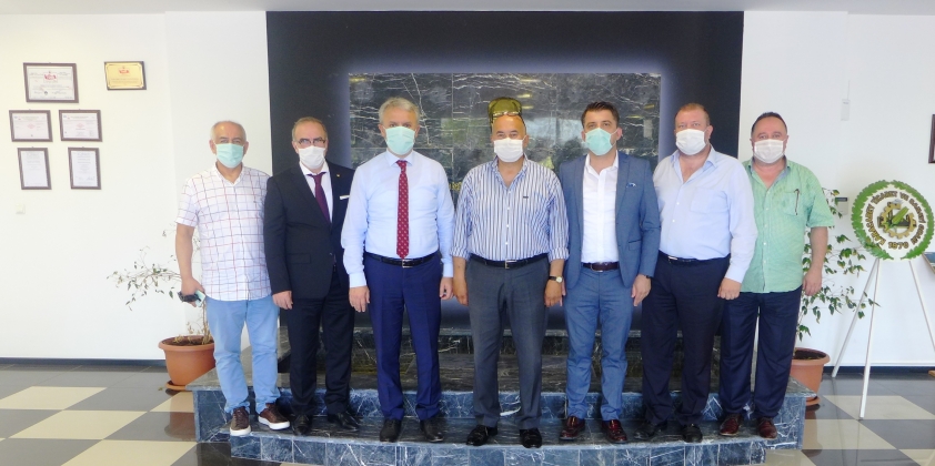 İnegöl TSO Yönetiminin Odamıza ve KTSO MEM'e Ziyareti