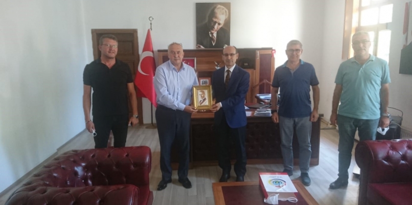 Kaymakamımız Tahsin Kurtbeyoğlu’na Hayırlı Olsun Ziyareti