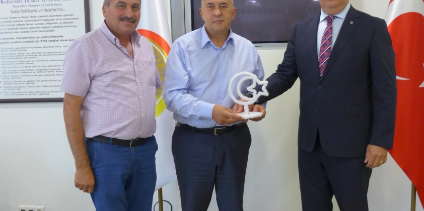 Şereflikoçhisar Ticaret Odası ve Şereflikoçhisar Ziraat Odası'nın Odamızı Ziyareti