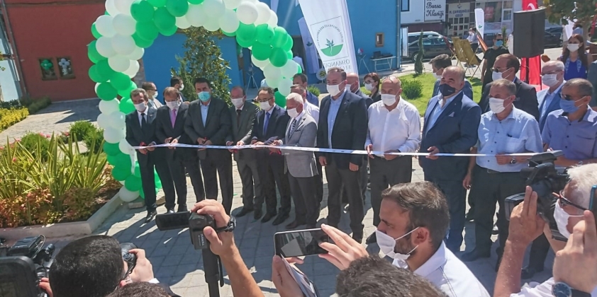 Bursa Ticaret Borsası İdare Binası Temel Atma ve Sivil Mimari Örneği Yapıların Açılış Töreni 