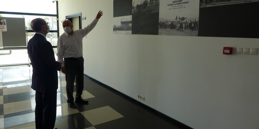 Kaymakamımız Tahsin Kurtbeyoğlu’nun Odamıza İade-i Ziyareti