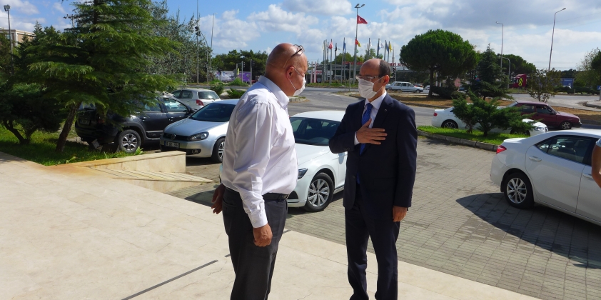 Kaymakamımız Tahsin Kurtbeyoğlu’nun Odamıza İade-i Ziyareti