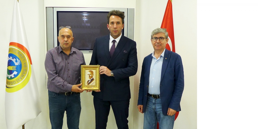 Karacabey BUSKİ Şube Müdürü Hakan Kaya'nın Odamıza Veda Ziyareti