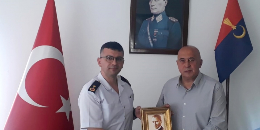 İlçe Jandarma Komutanımıza Veda Ziyareti