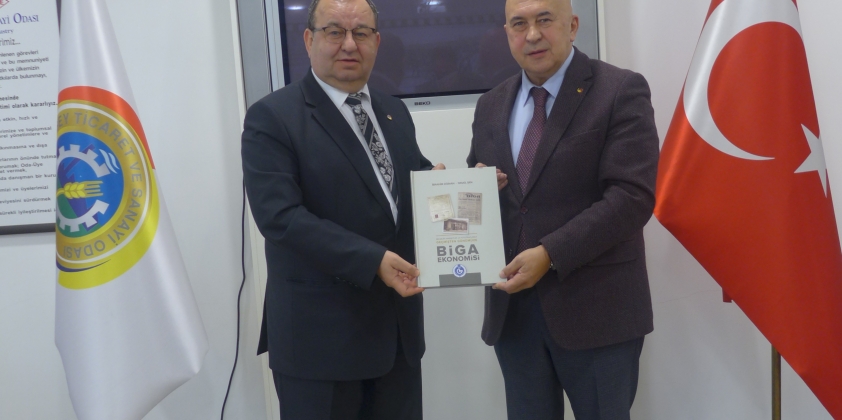 Biga TSO'dan Odamıza Ziyaret