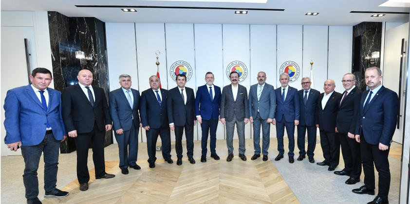 Bursa İl ve İlçe Oda/Borsa Başkanları TOBB'a Ziyaret