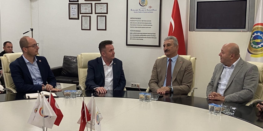 Cumhuriyet Halk Partisi İl Başkanı Nihat Yeşiltaş ve İlçe Başkanı Mustafa Utku ile Teşkilatlarının Odamızı Ziyareti