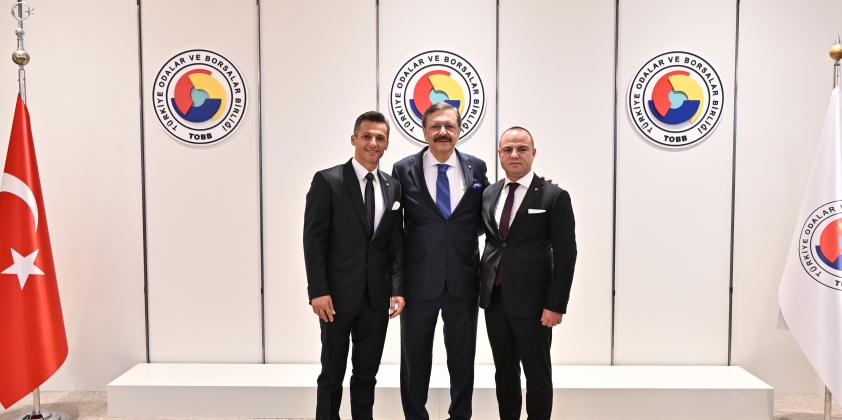 Türkiye Odalar ve Borsalar Birliği Başkanımız M.Rifat Hisarcıklıoğlu' na Ziyaretimiz