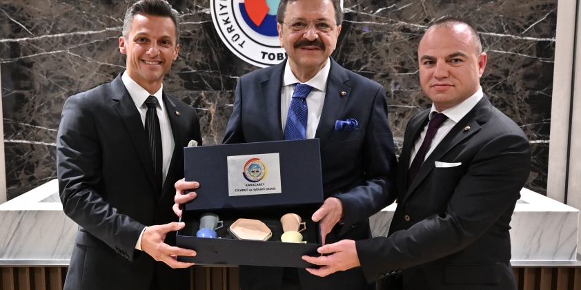 Türkiye Odalar ve Borsalar Birliği Başkanımız M.Rifat Hisarcıklıoğlu' na Ziyaretimiz