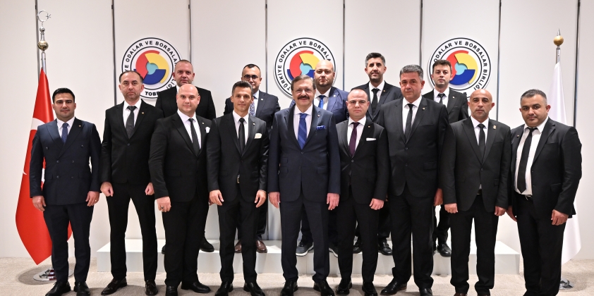 Türkiye Odalar ve Borsalar Birliği Başkanımız M.Rifat Hisarcıklıoğlu' na Ziyaretimiz